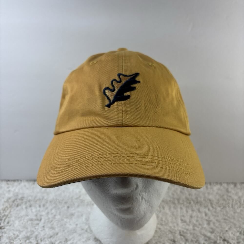 Rare Vintage Ahead golf hat "World's Longest Course" yellow Embroidered Outdoor